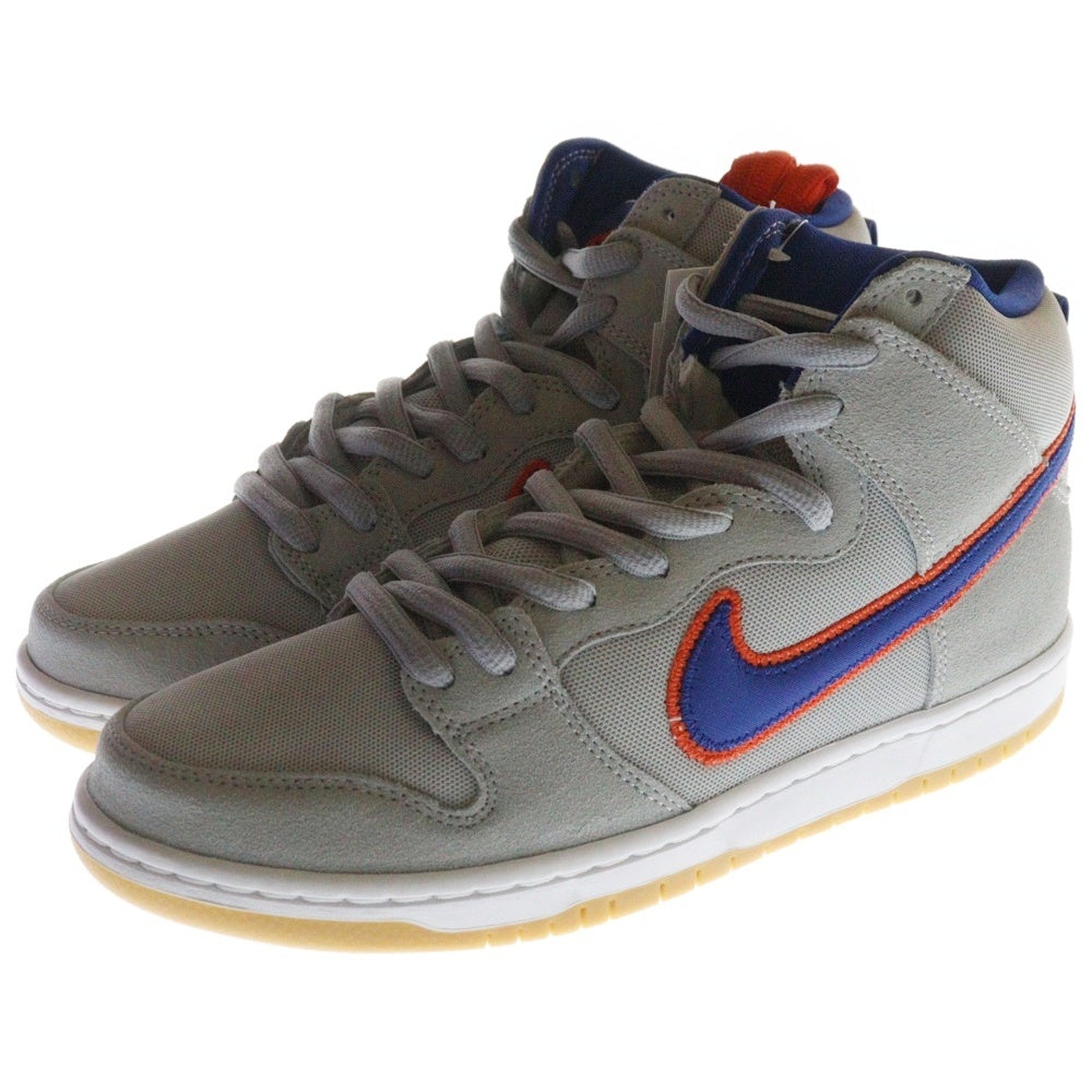 NIKE SB(ナイキエスビー) DUNK HIGH PREMIUM QS METS DH7155-001 ダンク ニューヨークメッツ ハイカットスニーカー グレー US8.5/26.5cm