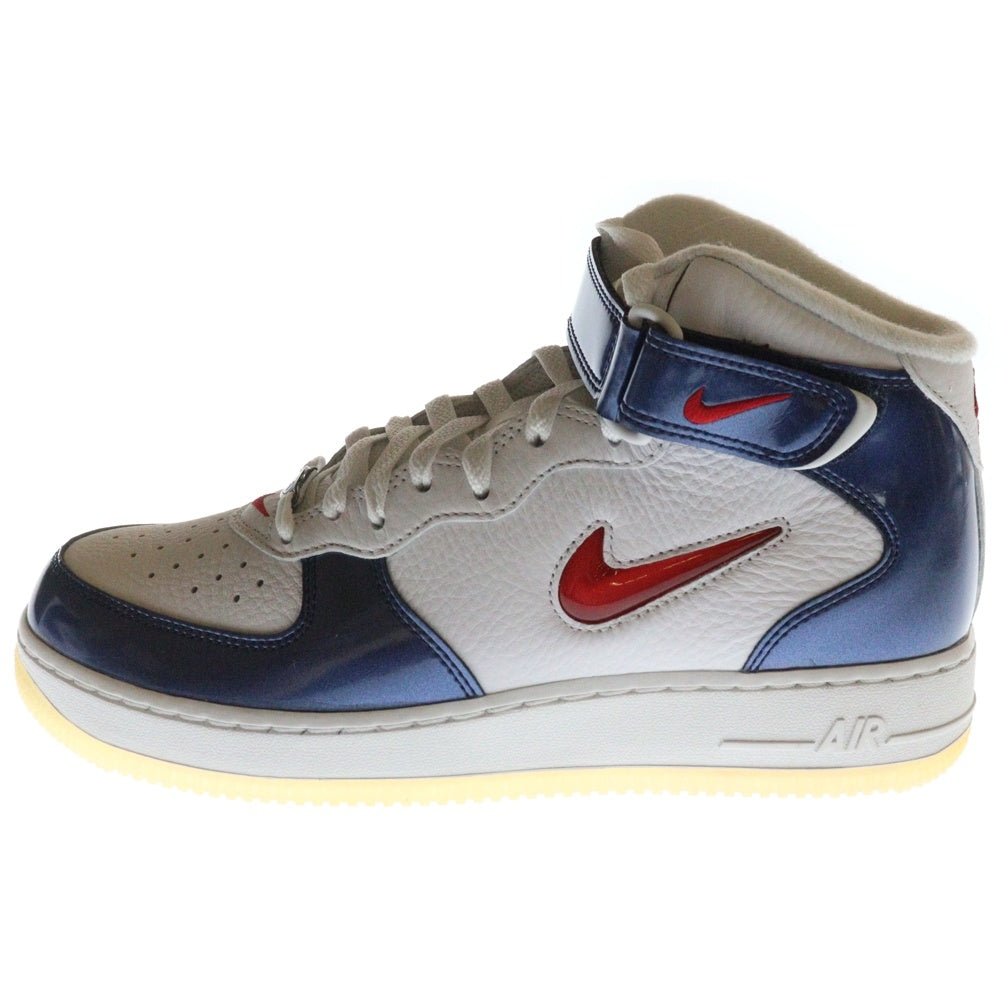 NIKE(ナイキ) AIR FORCE 1 DH5623-101 エアフォース1 ミッド QS ユニバーシティ レッド アンド ミッドナイト ネイビー ミッドカットスニーカー US8.5/26.5cm