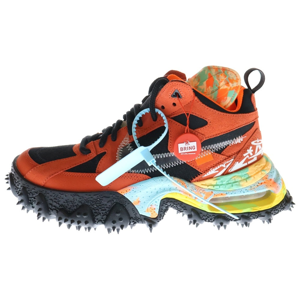 NIKE(ナイキ) ×Off-White AIR TERRA FORMA DQ1615-800 オフホワイト エア テラフォーマ ハイカットスニーカー オレンジ US9/27.0cm