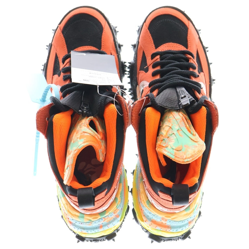 NIKE(ナイキ) ×Off-White AIR TERRA FORMA DQ1615-800 オフホワイト エア テラフォーマ ハイカットスニーカー オレンジ US9/27.0cm