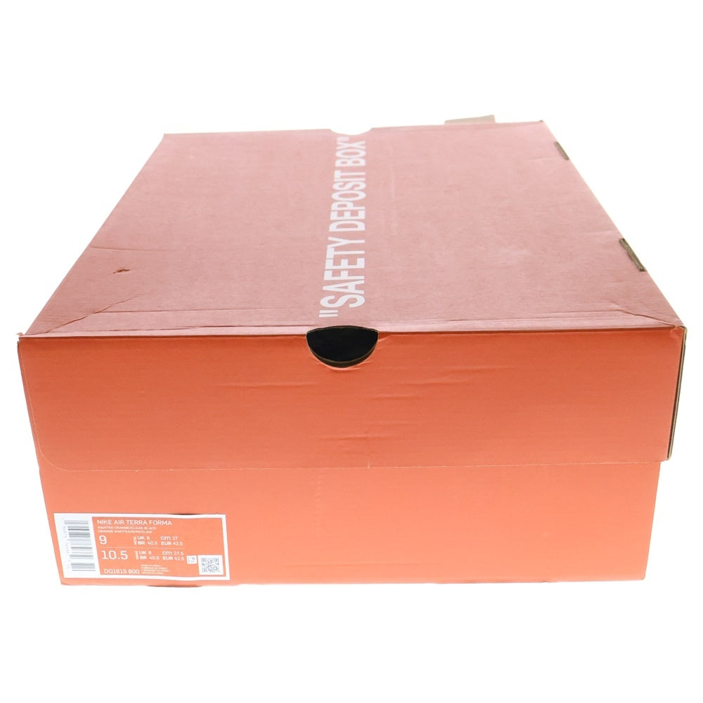 NIKE(ナイキ) ×Off-White AIR TERRA FORMA DQ1615-800 オフホワイト エア テラフォーマ ハイカットスニーカー オレンジ US9/27.0cm