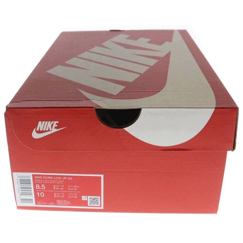 NIKE(ナイキ) DUNK LOW CO.JP WHAT THE MIDNIGHT NAVY AND VARSITY IB2051-400 ダンク CO.JP ワット ローカットスニーカー マルチ US8.5/26.5cm