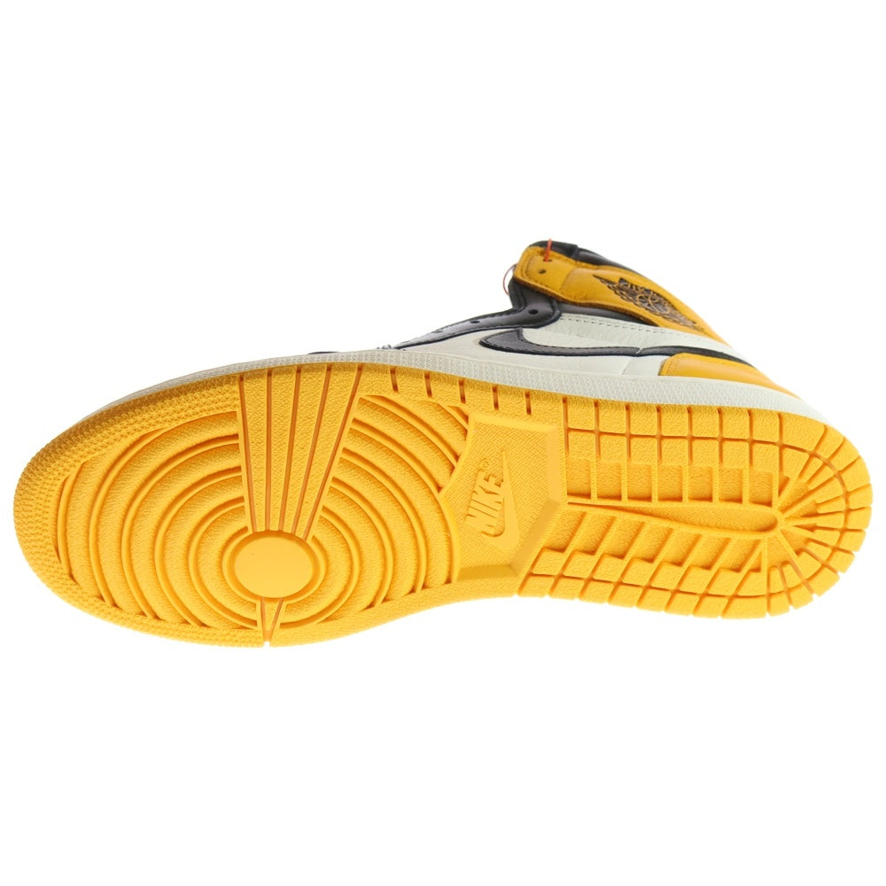 NIKE(ナイキ) AIR JORDAN 1 RETRO HIGH OG TAXI 555088-711 エアジョーダン 1 レトロ タクシー ハイカットスニーカー シューズ イエロー/ブラック US9/27.0cm