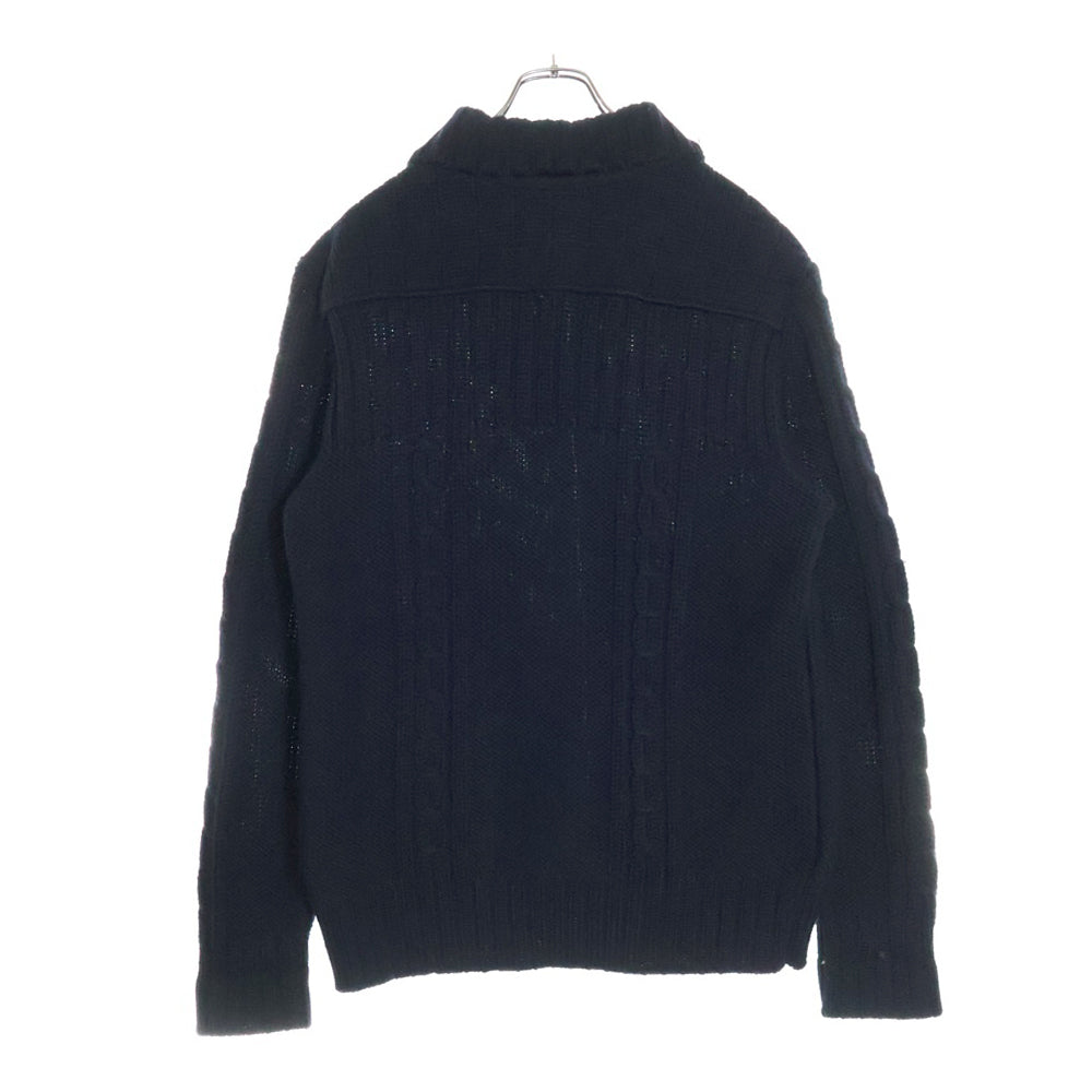 LOUIS VUITTON(ルイヴィトン) 06AW ウールドライバーズニットジャケット RM062 MJKN92C80 ブラック