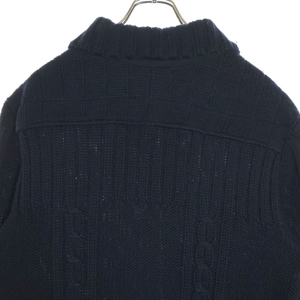 LOUIS VUITTON(ルイヴィトン) 06AW ウールドライバーズニットジャケット RM062 MJKN92C80 ブラック