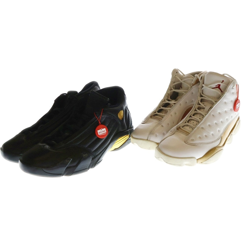 NIKE(ナイキ) AIR JORDAN DMP PACK Pack Last Shot 897563-900 エアジョーダン13/エアジョーダン14 ラスト ショット ハイカットスニーカー 2足セット US9.5/27.5cm