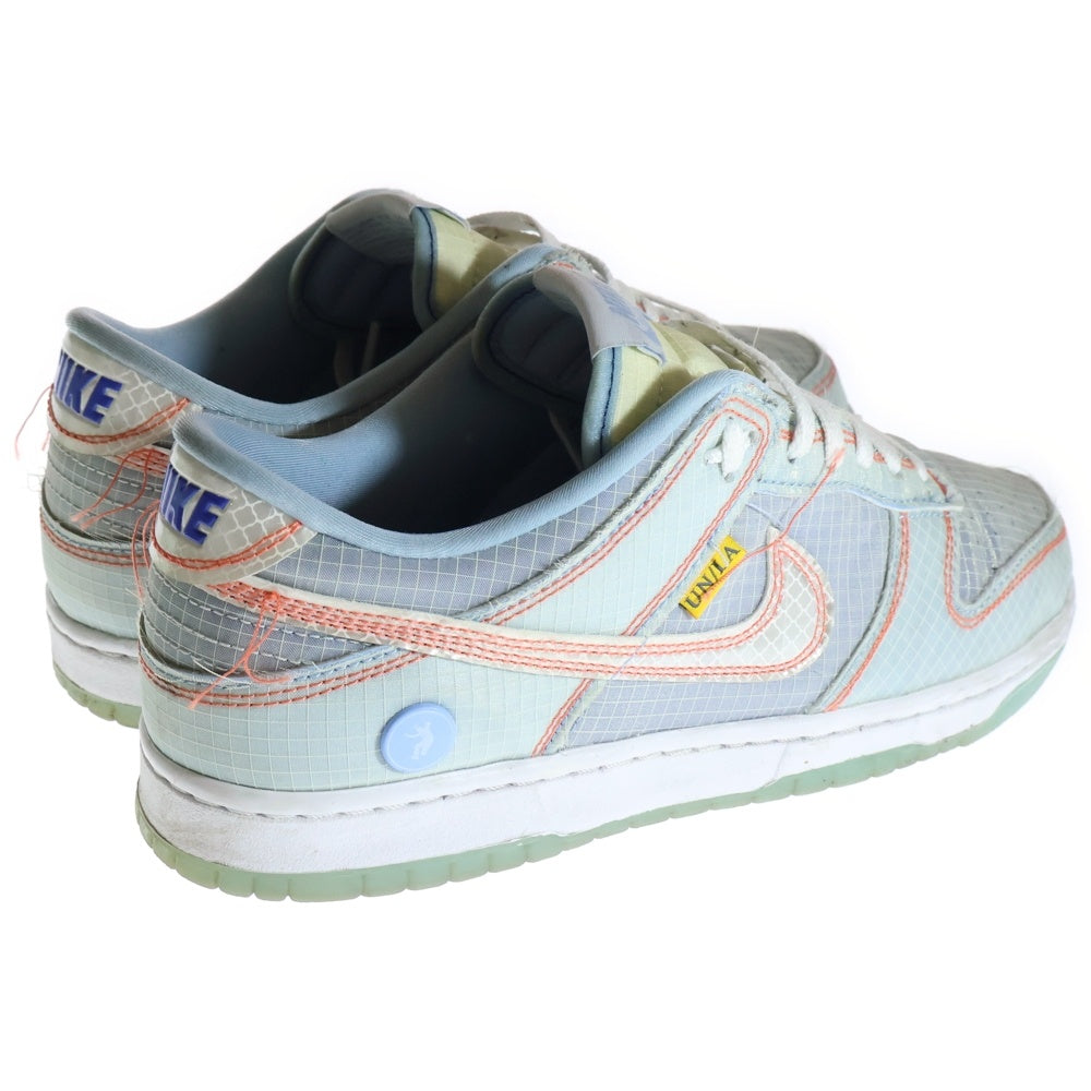NIKE(ナイキ) ×UNION DUNK LOW DJ9649-400 ユニオン ダンク ローカットスニーカー US8.5/26.5cm ブルー