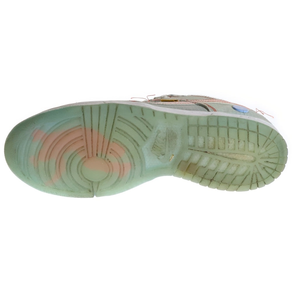 NIKE(ナイキ) ×UNION DUNK LOW DJ9649-400 ユニオン ダンク ローカットスニーカー US8.5/26.5cm ブルー