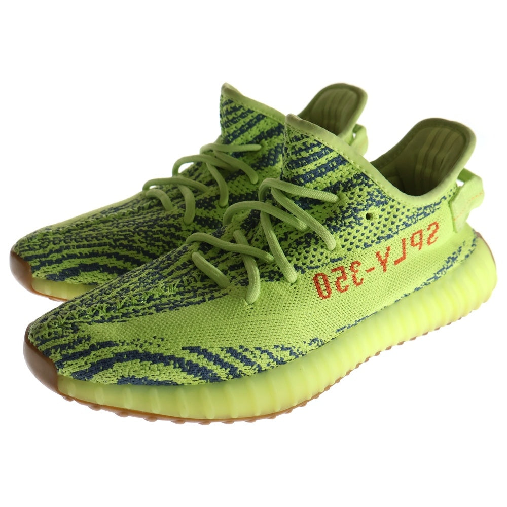 adidas(アディダス) YEEZY BOOST 350 V2 SEMIFROZEN B37572 イージーブースト セミフローズン ローカットスニーカー イエロー US9.5/27.5cm