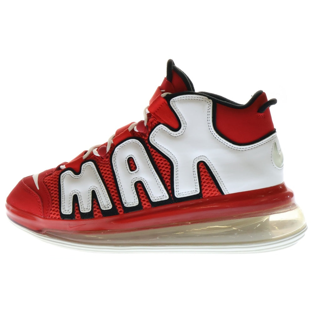 NIKE(ナイキ) AIR MORE UPTEMPO 720 QS 2 CJ3662-600 エアモアアップテンポ ハイカットスニーカー US10/28cm レッド/ホワイト