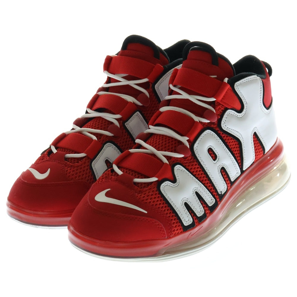 NIKE(ナイキ) AIR MORE UPTEMPO 720 QS 2 CJ3662-600 エアモアアップテンポ ハイカットスニーカー US10/28cm レッド/ホワイト