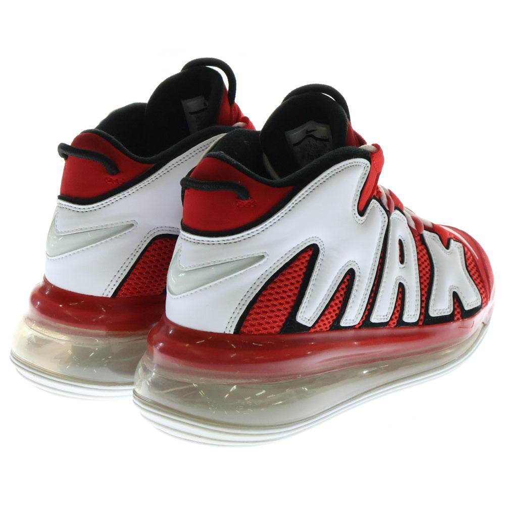 NIKE(ナイキ) AIR MORE UPTEMPO 720 QS 2 CJ3662-600 エアモアアップテンポ ハイカットスニーカー US10/28cm レッド/ホワイト