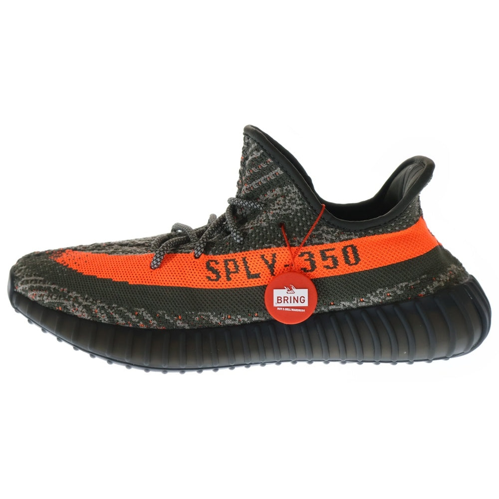 adidas(アディダス) YEEZY BOOST 350 V2 CABON BELUGA HQ7045 イージーブースト カーボンベルーガ ローカットスニーカー グレー/オレンジ US8.5/26.5cm