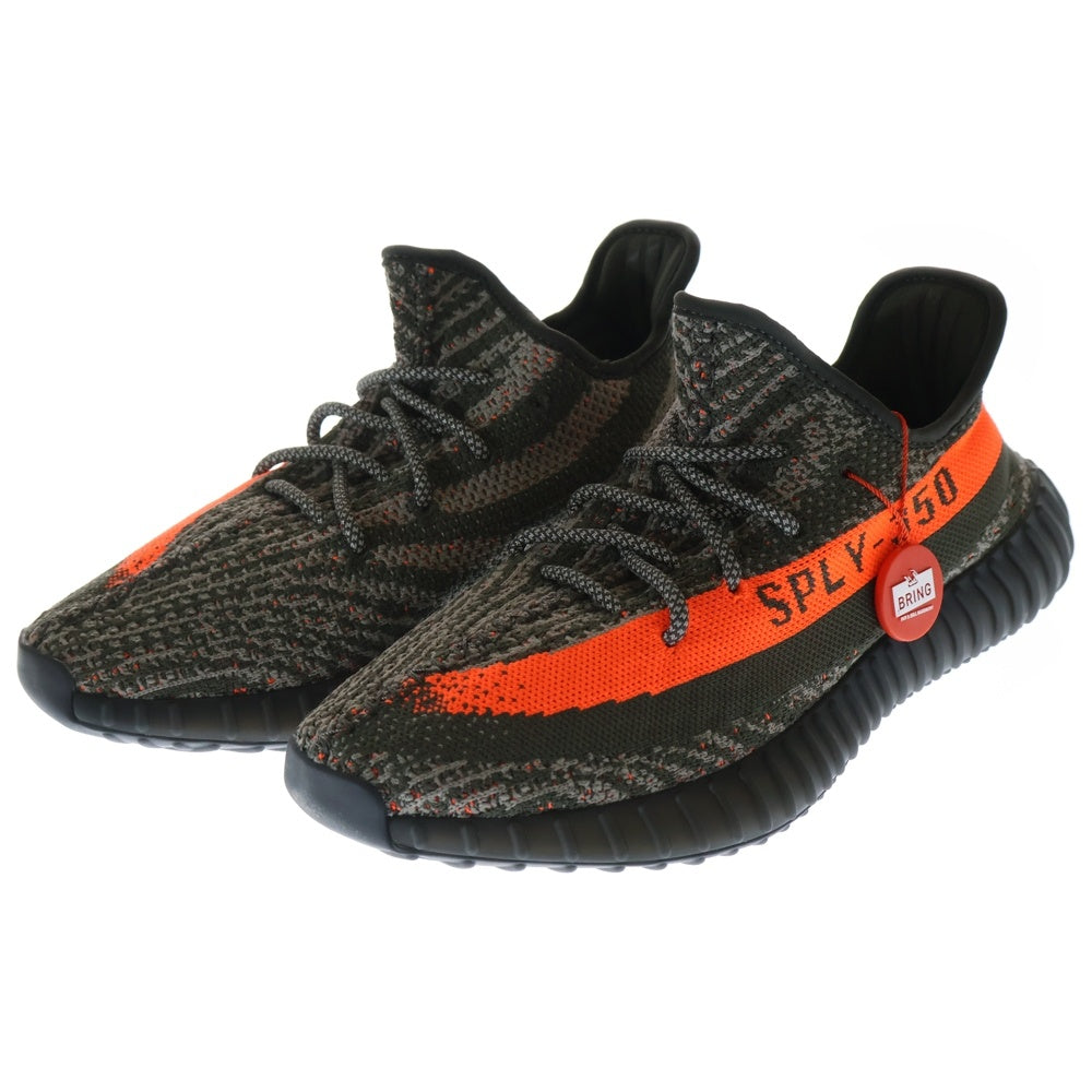 adidas(アディダス) YEEZY BOOST 350 V2 CABON BELUGA HQ7045 イージーブースト カーボンベルーガ ローカットスニーカー グレー/オレンジ US8.5/26.5cm