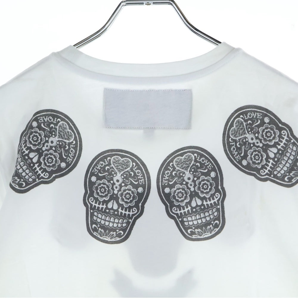 HYDROGEN(ハイドロゲン) メキシカンスカルパッチ半袖Tシャツ ホワイト