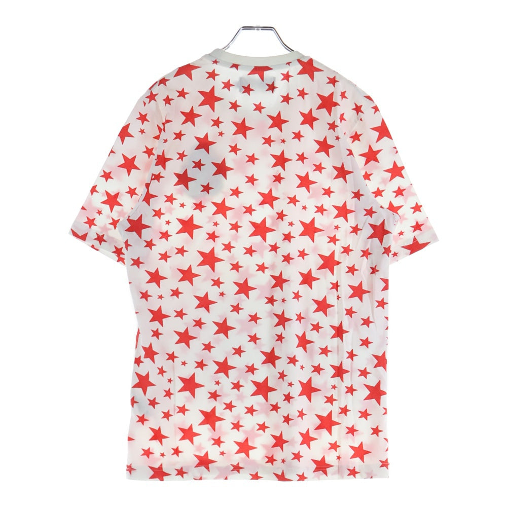 HYDROGEN(ハイドロゲン) BRONZAJI スター総柄半袖Tシャツ ホワイト