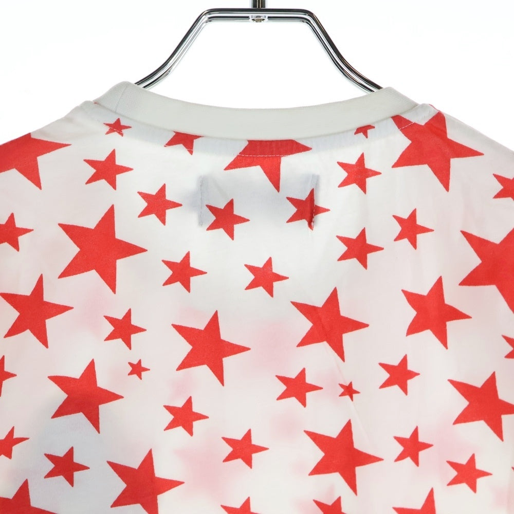 HYDROGEN(ハイドロゲン) BRONZAJI スター総柄半袖Tシャツ ホワイト