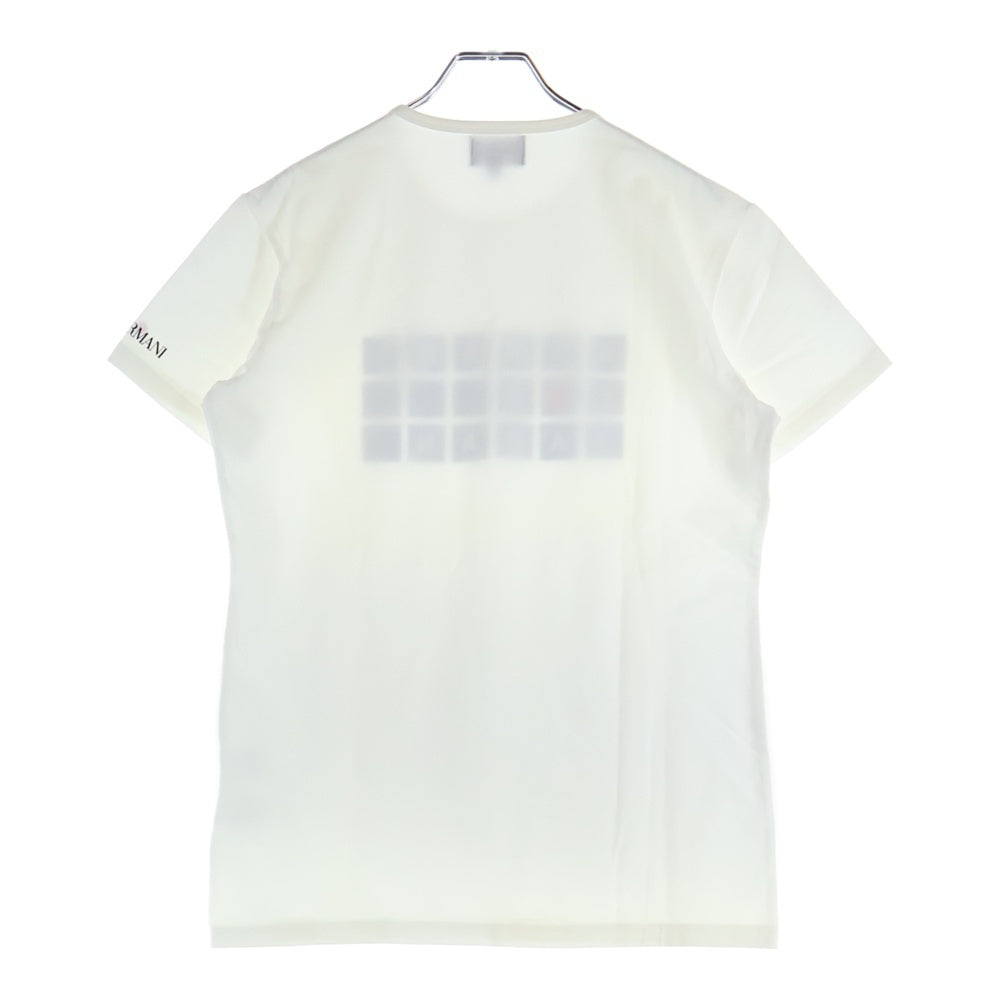EMPORIO ARMANI(エンポリオアルマーニ) チャリティープリント半袖Tシャツ ホワイト
