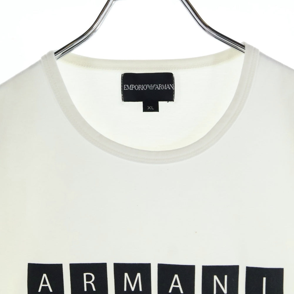 EMPORIO ARMANI(エンポリオアルマーニ) チャリティープリント半袖Tシャツ ホワイト