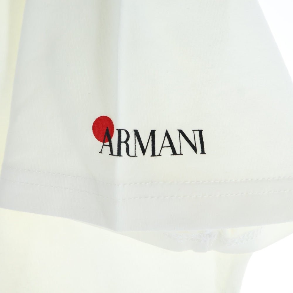 EMPORIO ARMANI(エンポリオアルマーニ) チャリティープリント半袖Tシャツ ホワイト