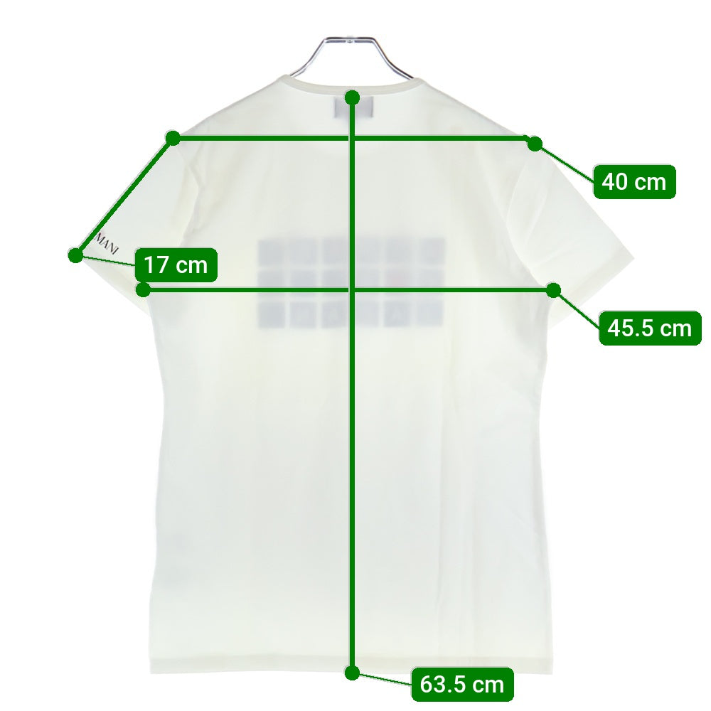 EMPORIO ARMANI(エンポリオアルマーニ) チャリティープリント半袖Tシャツ ホワイト