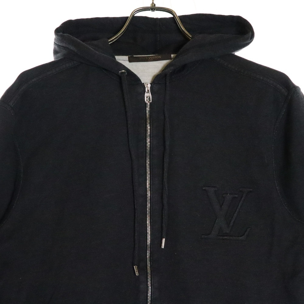 LOUIS VUITTON(ルイヴィトン) LVロゴスウェットジップアップパーカー RM091M MN JR41JCK グレー