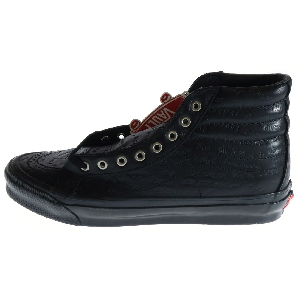 VANS(ヴァンズ) ×Jim Goldberg OG SK8-HI LX VN0A4BVB00V ×ジムゴールド ハイカットスニーカー US11/29.0cm ブラック