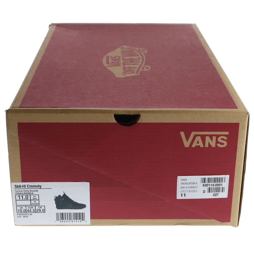VANS(ヴァンズ) Sk8-Hi VN0A5JMOBKA スケート ハイカットスニーカー US11/29.0cm ブラック