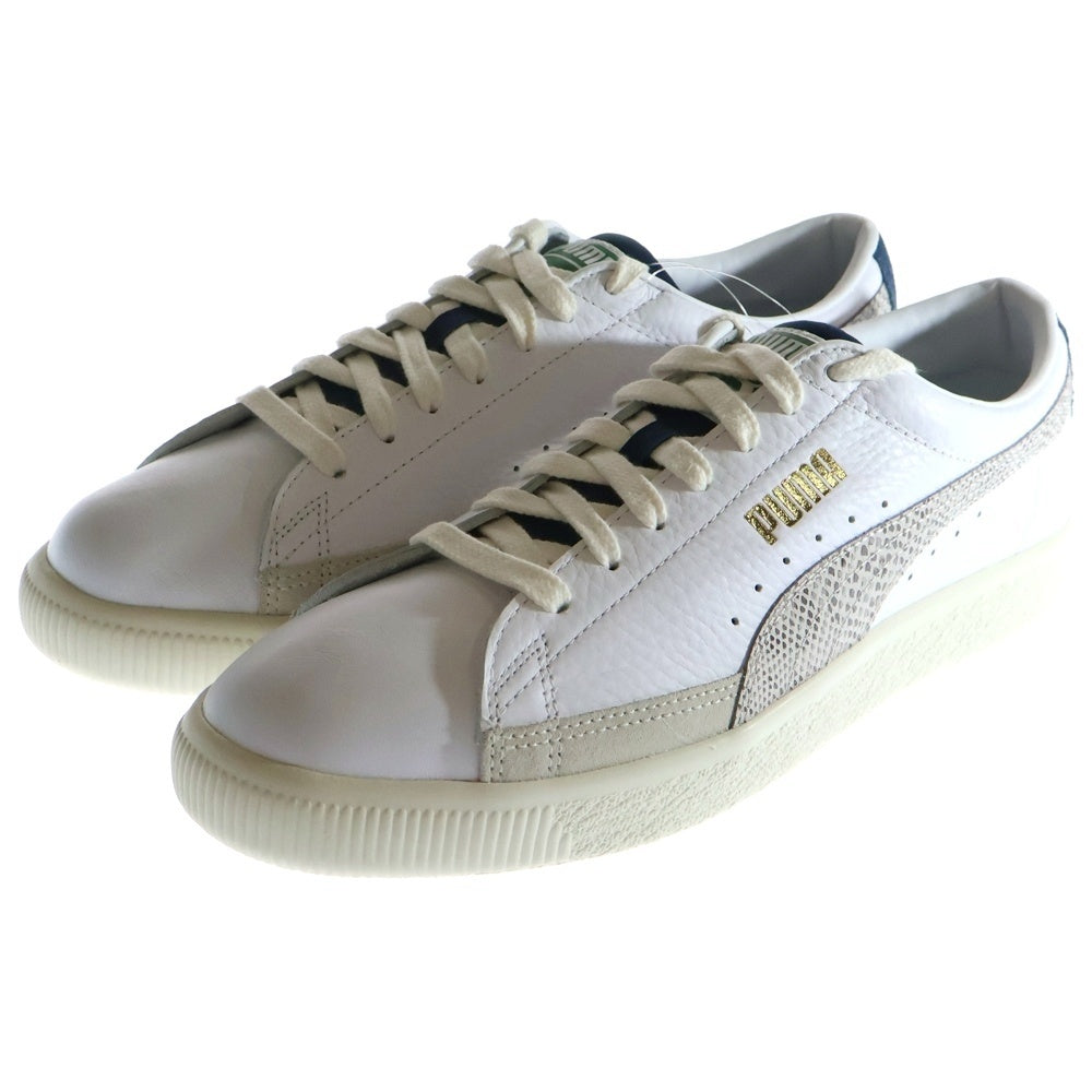 PUMA(プーマ) BASKET VTG SNAKE 381657-01 バスケット ローカットスニーカー US11/29.0cm ホワイト