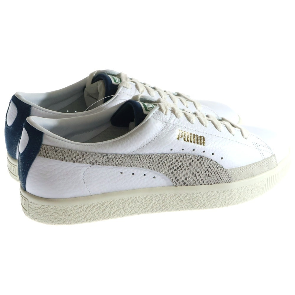PUMA(プーマ) BASKET VTG SNAKE 381657-01 バスケット ローカットスニーカー US11/29.0cm ホワイト