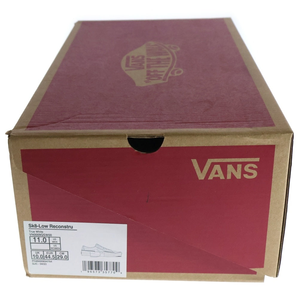 VANS(ヴァンズ) Sk8-Low VN0009QSW00 ローカットスニーカー US11/29.0cm ホワイト