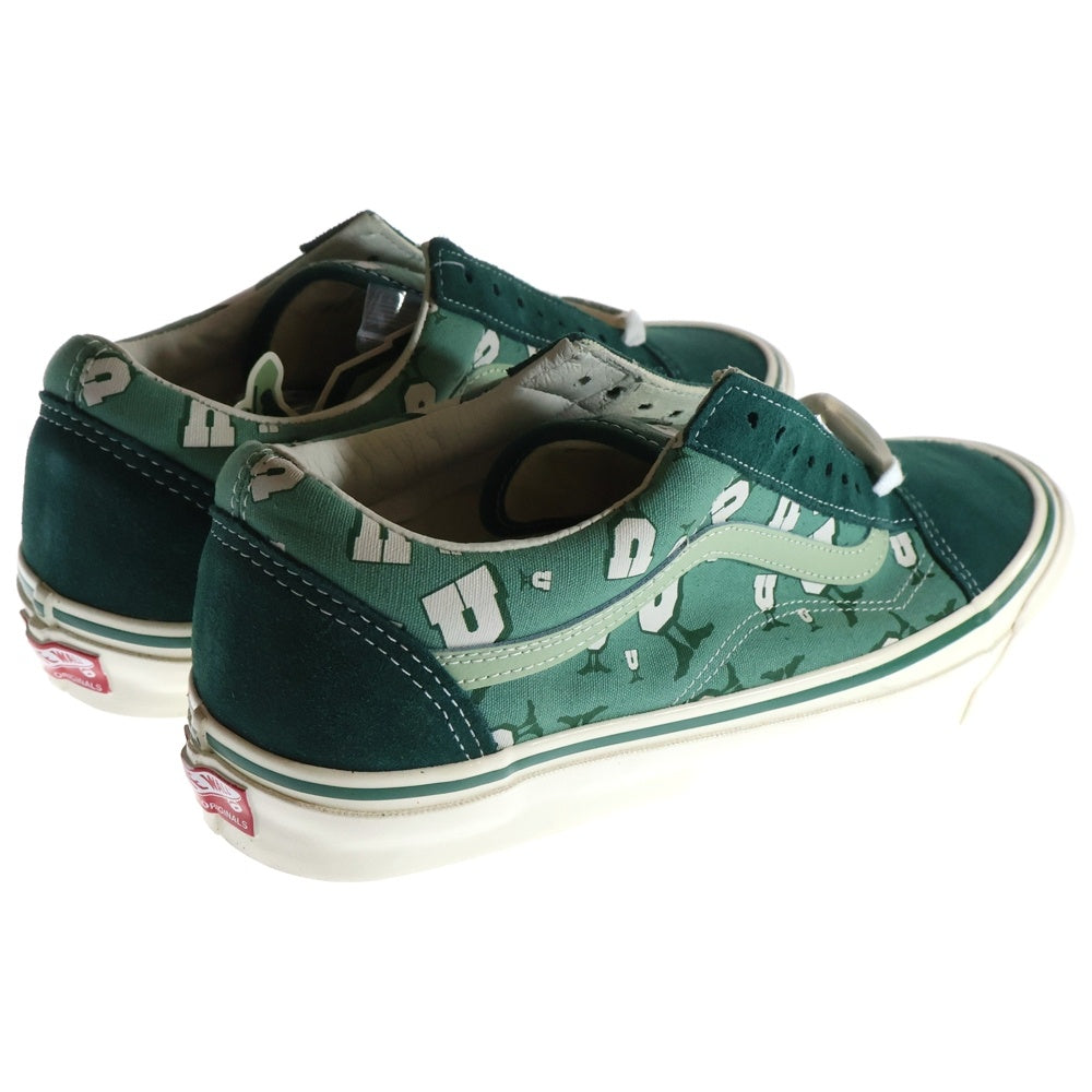 VANS(ヴァンズ) ×UNDEFEATED Old School VN0A4P3X7AF ×アンディフィーテッド オールドスクール ローカットスニーカー US11/29.0cm グリーン