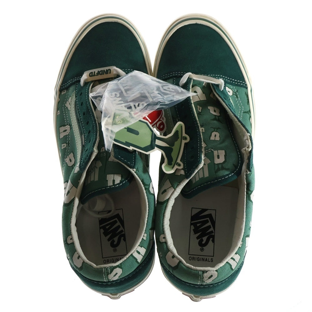 VANS(ヴァンズ) ×UNDEFEATED Old School VN0A4P3X7AF ×アンディフィーテッド オールドスクール ローカットスニーカー US11/29.0cm グリーン