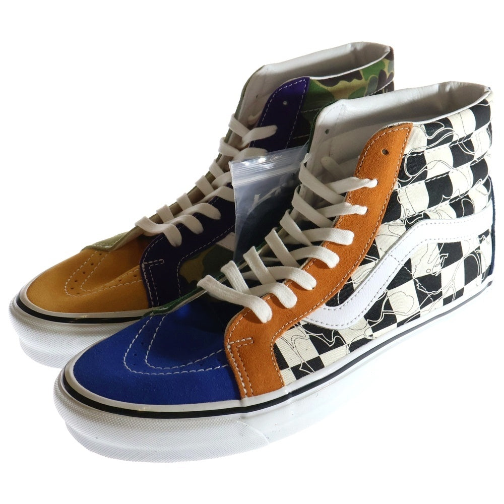 VANS(ヴァンズ) ×A BATHING APE Sk8-Hi VN0A38GF7BM ハイカットスニーカー US11/29.0cm マルチ