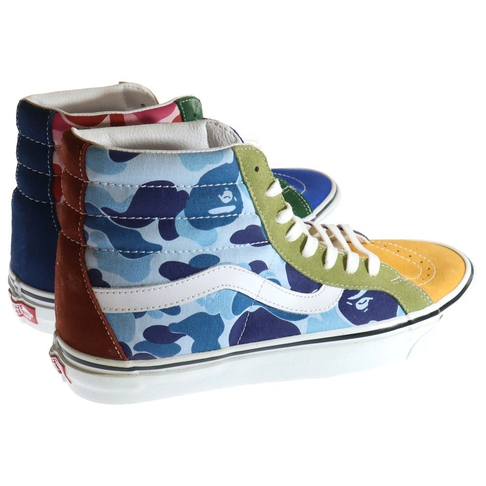 VANS(ヴァンズ) ×A BATHING APE Sk8-Hi VN0A38GF7BM ハイカットスニーカー US11/29.0cm マルチ