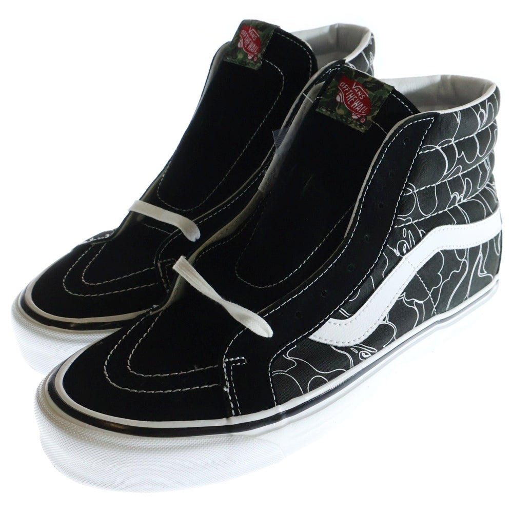 VANS(ヴァンズ) ×A BATHING APE Sk8-Hi VN0A38GF7BG ×アベイシングエイプ ハイカットスニーカー US11/29.0cm ブラック