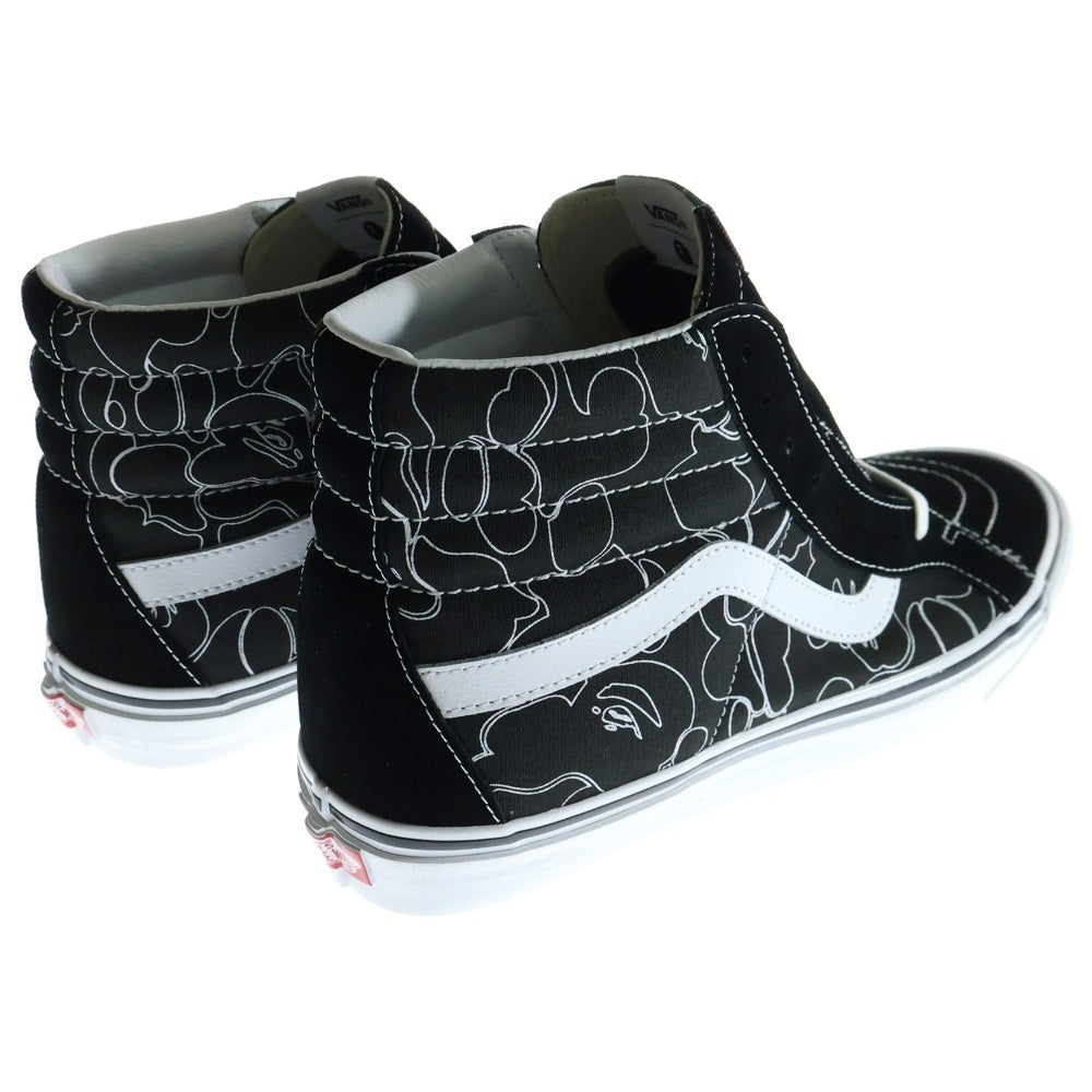 VANS(ヴァンズ) ×A BATHING APE Sk8-Hi VN0A38GF7BG ×アベイシングエイプ ハイカットスニーカー US11/29.0cm ブラック