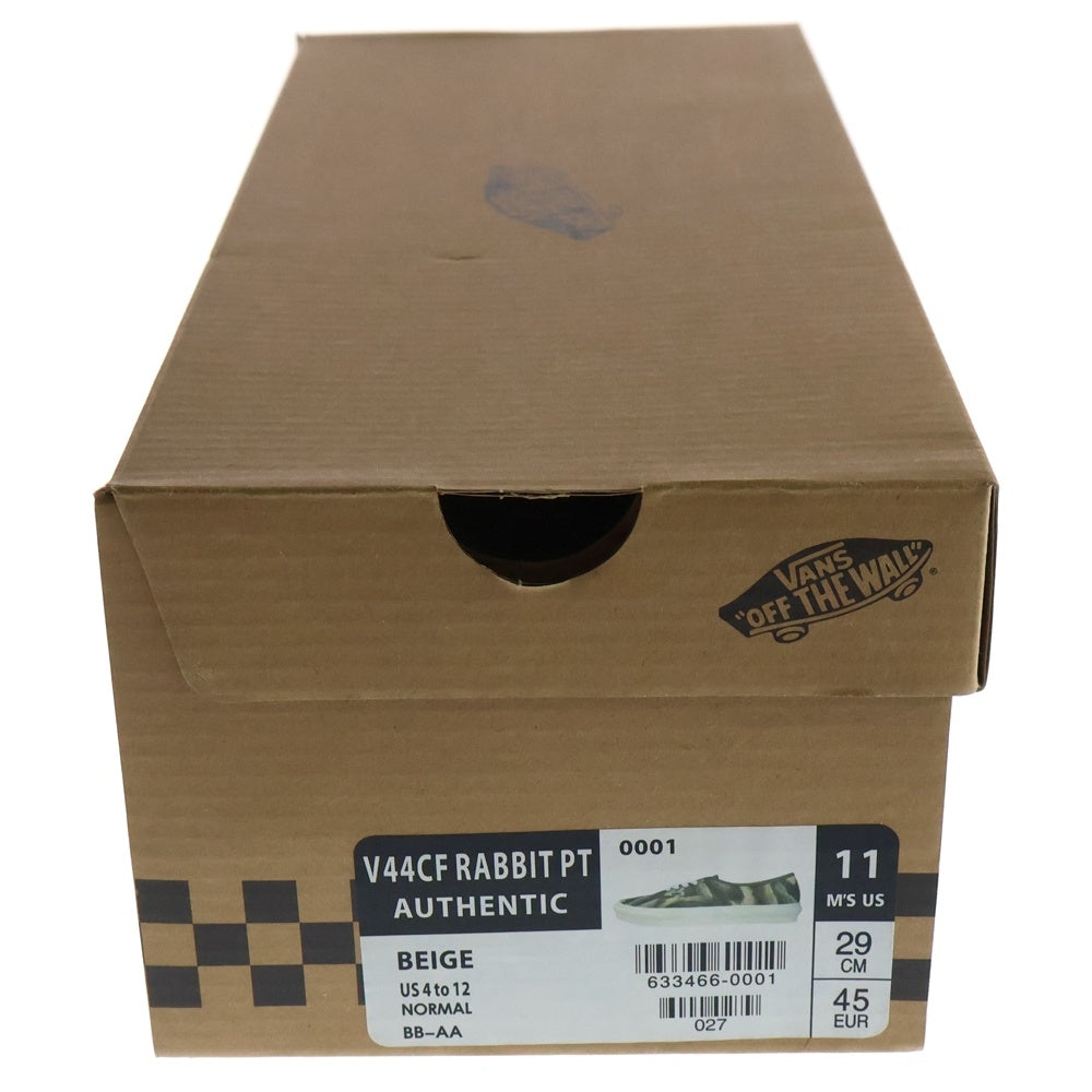 VANS(ヴァンズ) AUTHENTIC 633466-0001 ローカットスニーカー US11/29.0cm ブラウン