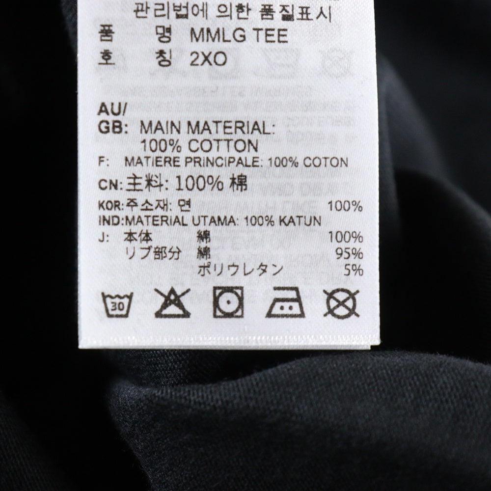 Reebok(リーボック) フロントプリント長袖Tシャツ HA7171 ブラック