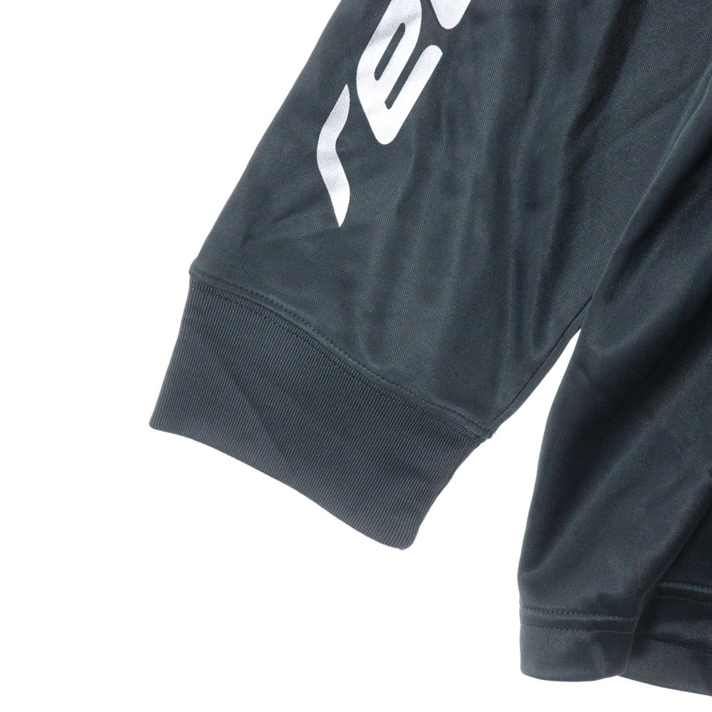 Reebok(リーボック) フロントプリント長袖Tシャツ GK6884 ブラック