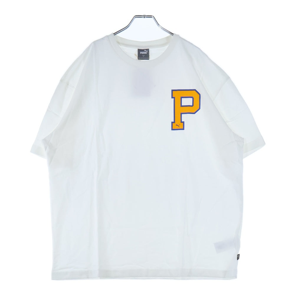 PUMA(プーマ) フロントプリント半袖Tシャツ 589853-01 ホワイト