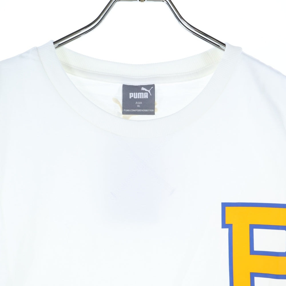 PUMA(プーマ) フロントプリント半袖Tシャツ 589853-01 ホワイト
