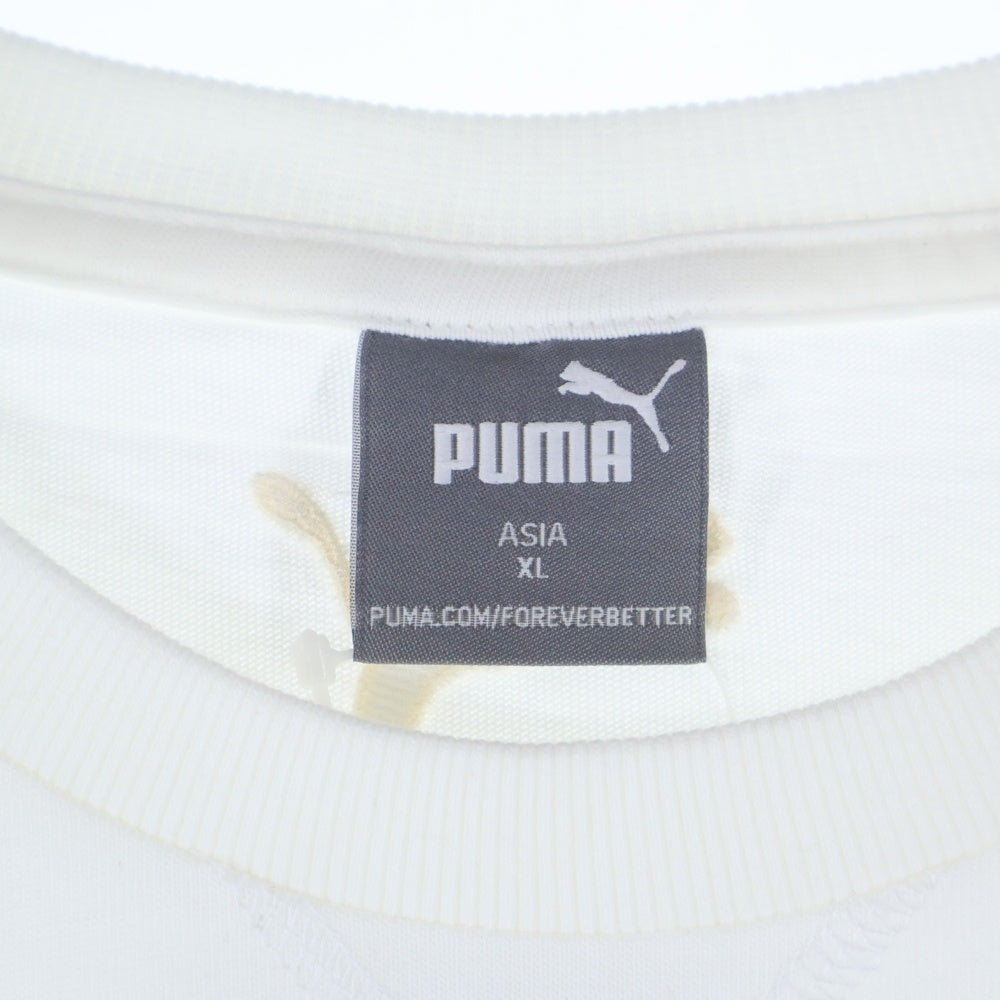 PUMA(プーマ) フロントプリント半袖Tシャツ 589853-01 ホワイト