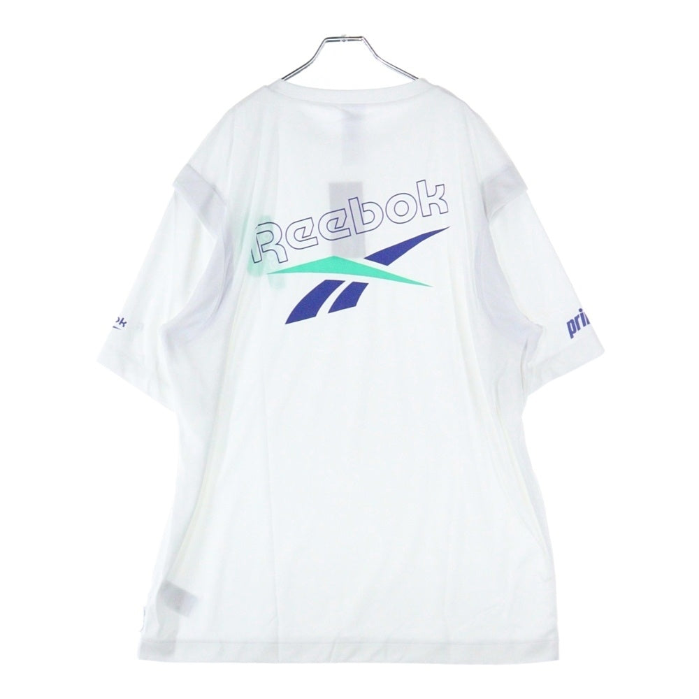 Reebok(リーボック) フロントプリント半袖Tシャツ H59880 ホワイト