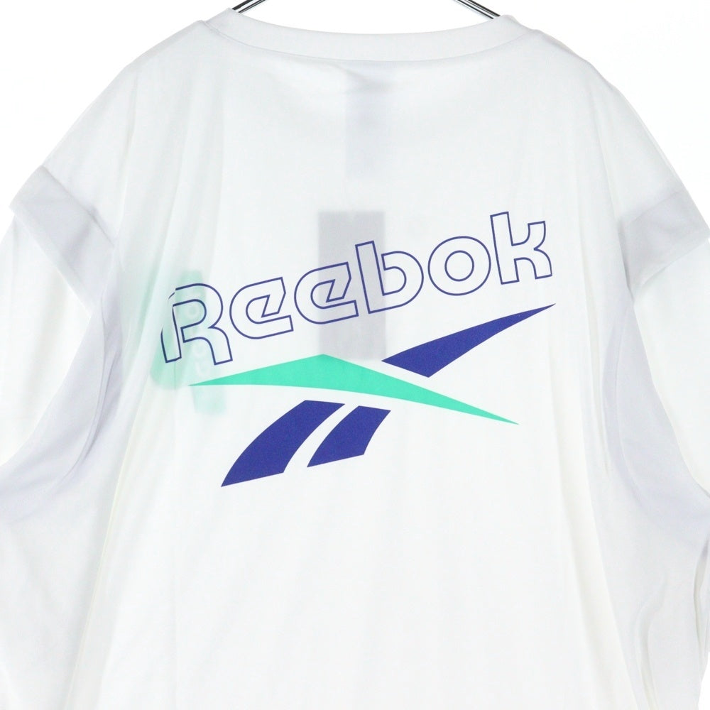 Reebok(リーボック) フロントプリント半袖Tシャツ H59880 ホワイト