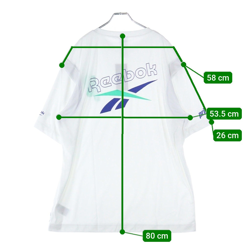 Reebok(リーボック) フロントプリント半袖Tシャツ H59880 ホワイト