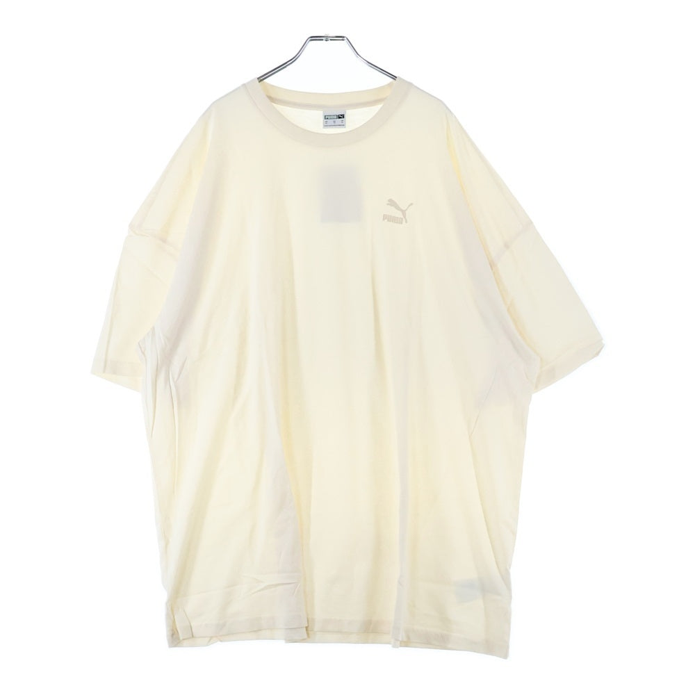 PUMA(プーマ) フロントプリント半袖Tシャツ 534610-65 アイボリー