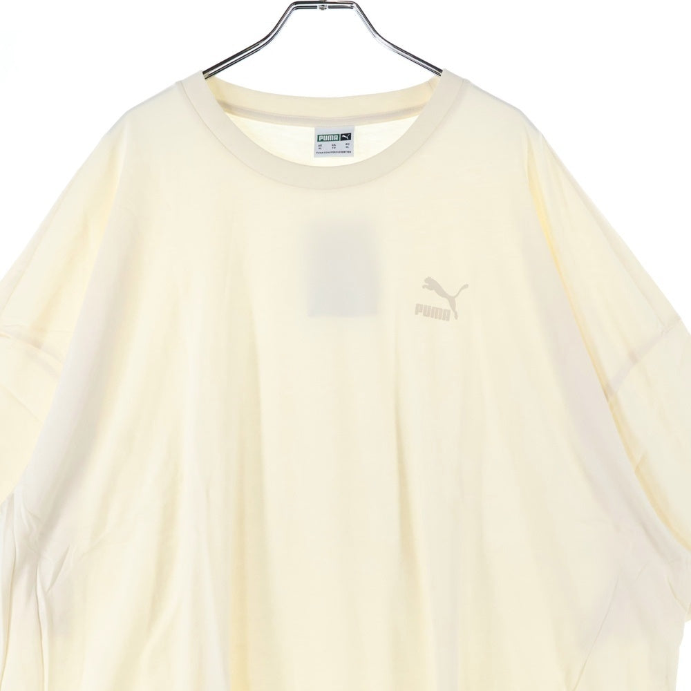 PUMA(プーマ) フロントプリント半袖Tシャツ 534610-65 アイボリー