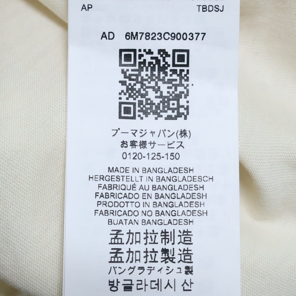 PUMA(プーマ) フロントプリント半袖Tシャツ 534610-65 アイボリー