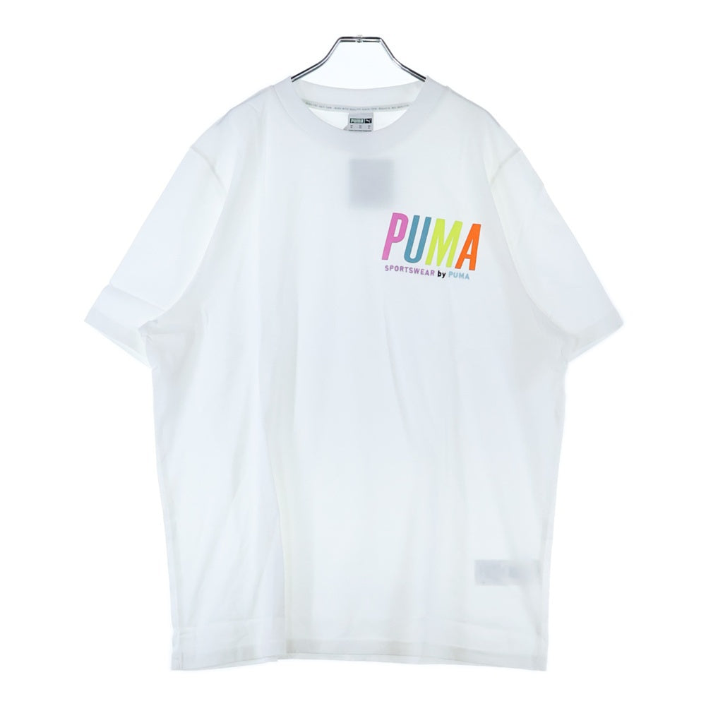 PUMA(プーマ) フロントプリント半袖Tシャツ 533623-02 ホワイト